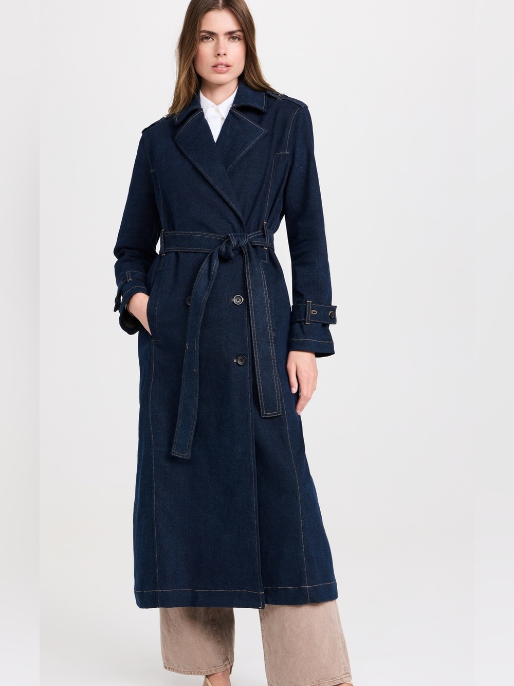 DL1961 Denim Trench Coat- Cromer (Vintage)